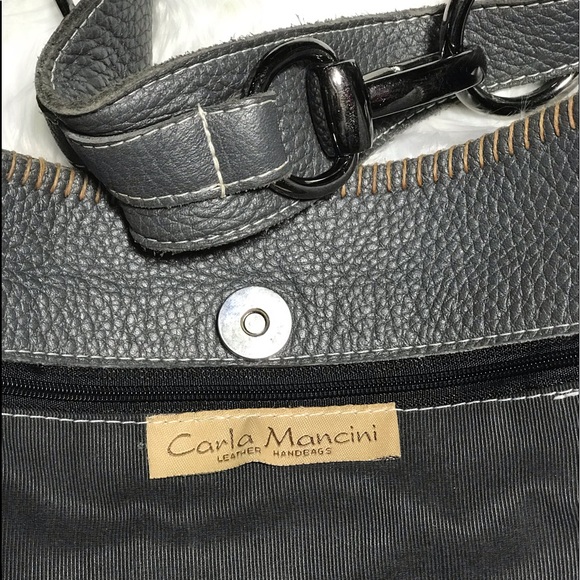 CARLA MANCINI Leather Hobo - Picture 3 of 8